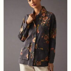 Pilcro The Wanderer Floral Utility Jacket